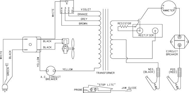 Battery Charger Transformer Wiring Diagram from www.centurytool.net