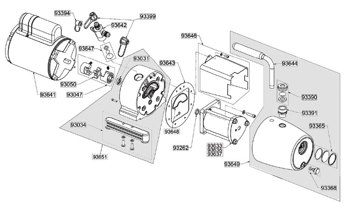 Yellow Jacket Bullet Vacuum Pump Parts Diagram