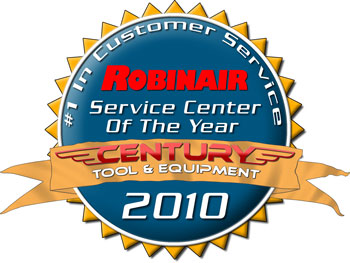 Robinair Service Center Of The Year