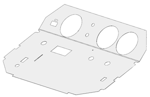 123760 Robinair Faceplate Sheet Metal 17800B New Style