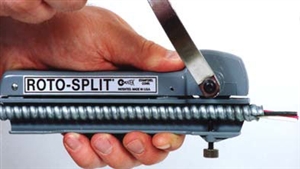 RS-101 Seatek Roto-Split BX Cable Armor Stripper #14-2 to #8-4 3/8 Flex